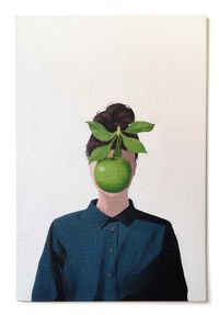 2022 Nr. 21 - Portrait nach René Magritte